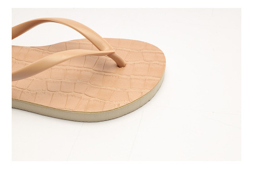 Imagem 6 de 6 de Chinelo Feminino De Dedo Rasteiro Nude My Shoes