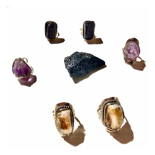 Anillos De Piedras Naturales