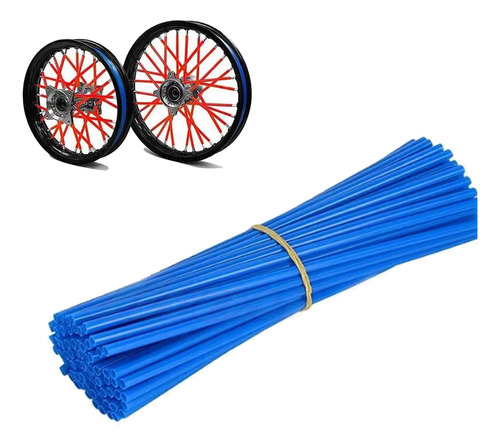 Cubierta De Rayos Para Moto Cross Spokes Bicicleta De 72pcs