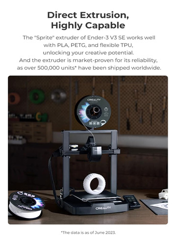 Creality Ender 3 V3 Se Impresora 3d Nivelación Automática Mm