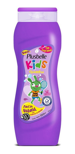 Shampoo Kids Con Extracto De Frutas Nuevo Plusbelle 350ml