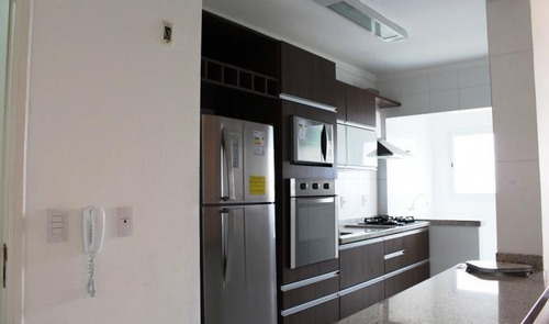 Apartamento Mobiliado E Planejado Com Vista Do Mar Com 3 Dormitórios À Venda, 94 M² Por R$ 550.000 - Mirim - Praia Grande/sp - Ap3544