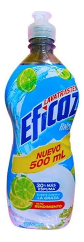 Lavatrastes Eficaz Líquido Limón 500 Ml