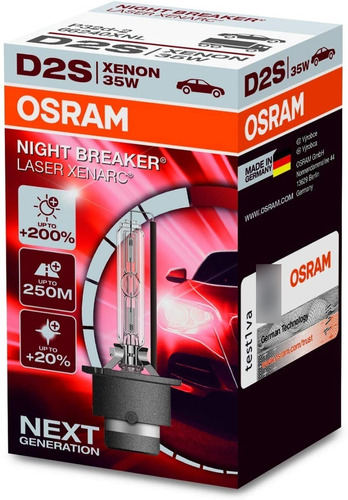 Bombillos  Osram D2s 12v 35w Hid 70% Mas Luz