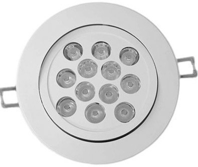 Spot Super Led 12w Redondo De Embutir Gesso Iluminacao