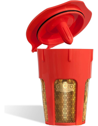 Di Oro-filtro K-carafe Reutilizable De Gold Gold De 24k Para