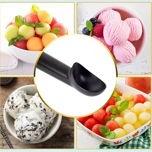 5 Pack De Cuchara Para Helado Acero Inoxidable Antiadherente
