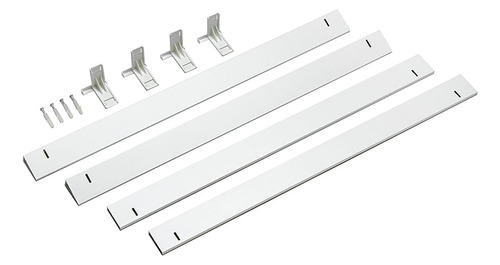 Marco Sica Para Panel Led 60x60 Aplicar Losa Color Blanco