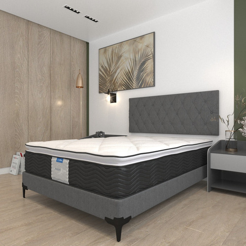 Colchón Queen Size Restonic Soporte Comodo Ortopédico