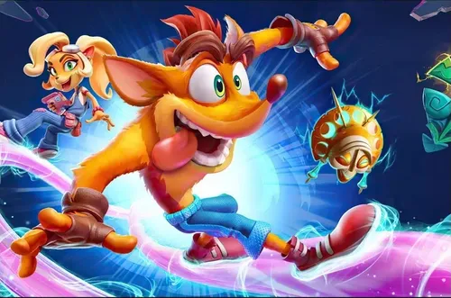 A. Crash Bandicoot For Jugadores De Diamante Cuadros Paint
