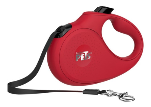 Fancy Pets Correa Retráctil Chica 3 M 12 Kg Roja Env Grat