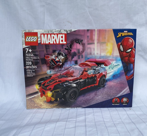 Kit Lego Marvel Miles Morales Vs. Morbius 76244 - 220 Piezas