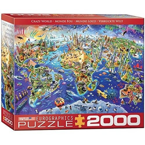 Eurographics Crazy World 2000piece Puzzle Jigsaw 2000 Pieza