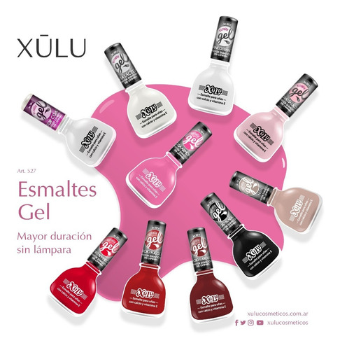 Esmalte Para Uñas Efecto Gel Secado En Frío Xúlu Z527