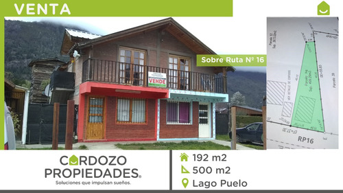 Depto + 2 Locales Comerciales En Lago Puelo, Chubut. (sobre Ruta 16)