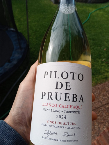 Vino Piloto De Prueba Blanco Calchaqui X 3 Botellas !!!