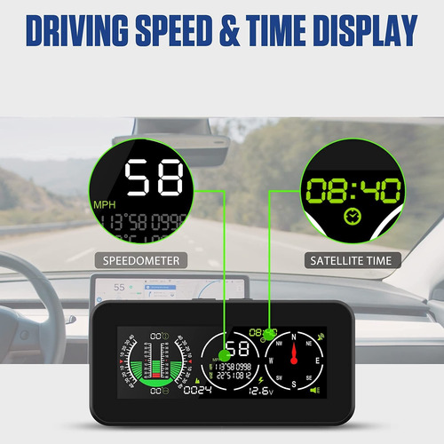 Gps Inclinometro Digital Coche Inclinómetro Automotriz