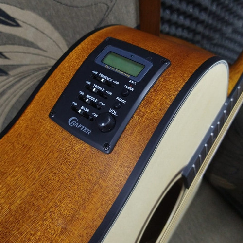 Imagem 7 de 8 de Violao Crafter Orchestra Cutaway C/ Bag Ht-100ce/op.n B