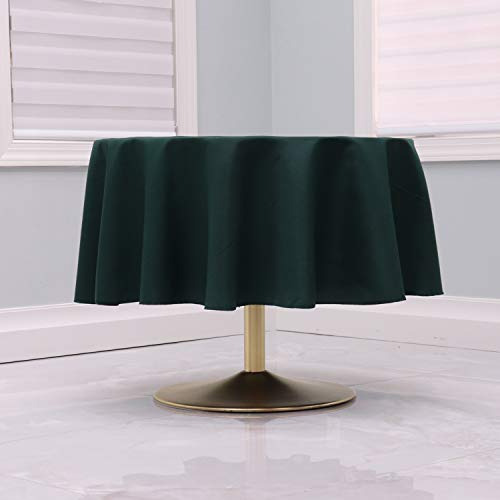 Hunter Green Tablecloth - 90  Inch Round Tablecloths Fo...