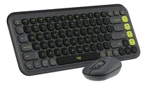 Comprar Kit Teclado Y Mouse Logitech Pop Icon, Español, Grafito Mouse Negro Teclado Negro
