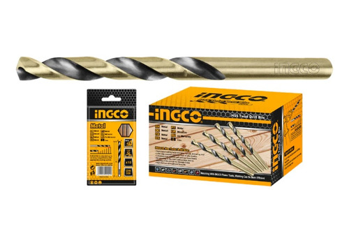 Ingco Mechas 3/16  M2 Hss De Hierro Paq 10u #dtb11103161