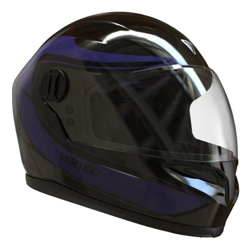 Imagen 3 de 6 de Casco Moto Vertigo V32 Warrior Brillo Visorcristal. Tiendaof