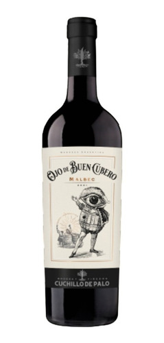 Vino Ojo De Buen Cubero Malbec 750ml Bodega Cuchillo De Palo