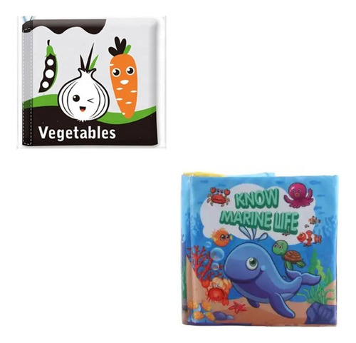 Pack 2 Libro Sensorial Interactivo Alto Contraste Diseño F