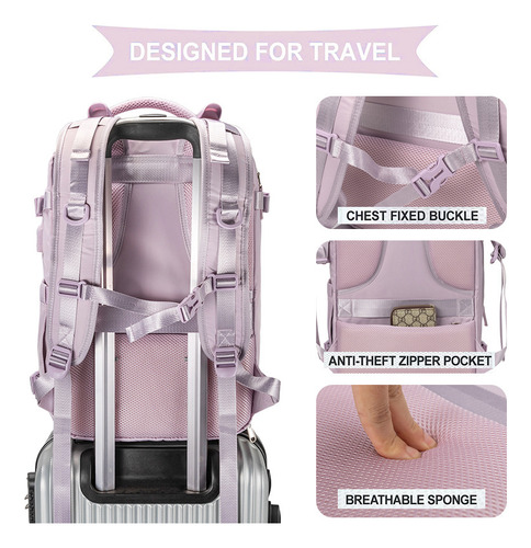 Bolso De Hombro Doble De Viaje Impermeable De Gran Capacidad2