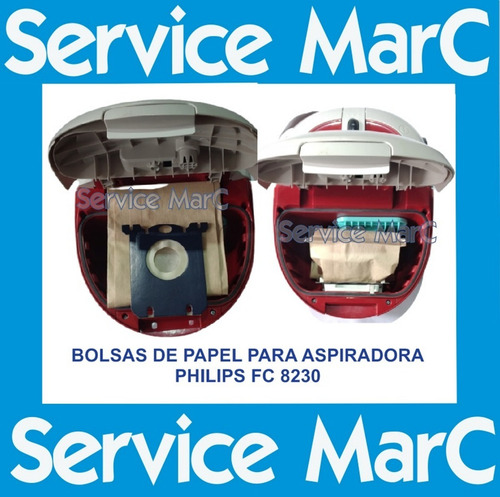 Imagen 2 de 7 de Bolsas Aspiradora Smallstar Philips Fc8230 Impact Expression
