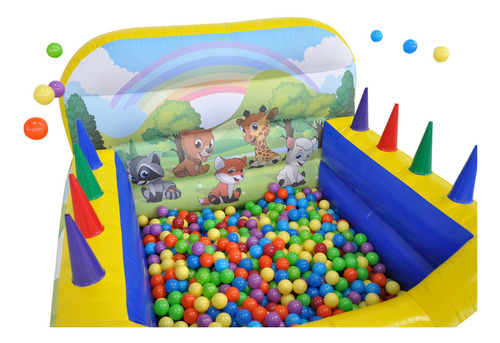 Piscina De Bolinhas Baby Zoo Com Motor Soprador