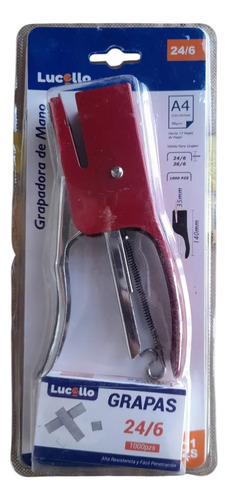 Engrapadora De Mano Multicolor Oficina Con Grapas Incluidas