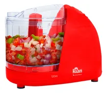 Comprar Mini Processador De Alimentos 500ml Elétrico Pica Alimentos Cor Vermelho 127v