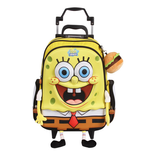 Mochilete Bob Esponja 2016, Amarelo, P - 48573 - Dmw