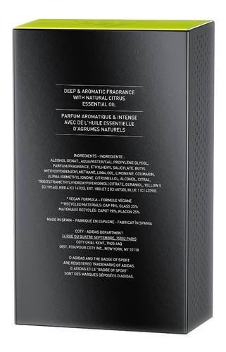 Adidas Pure Game 100ml Edt Spray
