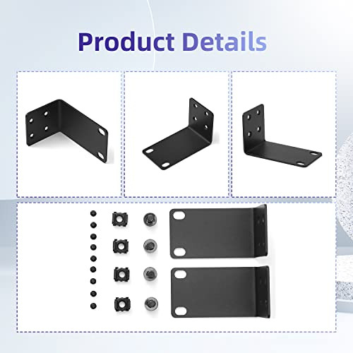 Kit Universal De Montaje En Rack Phyinlan, 1u Rack Ears Para