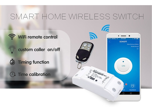 Control Remoto Wifi Y Rf 433 Mhz Sonoff Arduino Raspberry