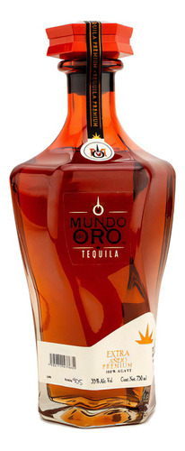 Tequila Artesanal Mundo De Oro Extra Añejo 750 Ml