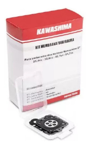 Kit Membrana E Diafragma Roçadeiras 26 33 43 52cc Kawashima