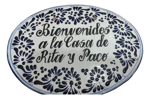 Placas Personalizadas De Talavera