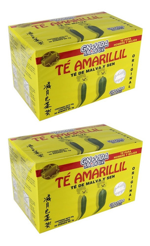 Te De Malva Y Sen Amarillil Estreñimiento Diurético 2 Piezas