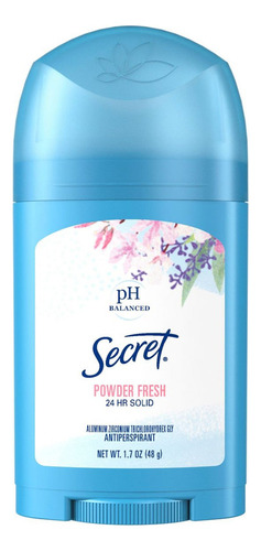 Desodorante Antitranspirante Secret Powder Fresh 48 Gr