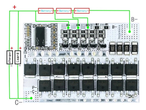 Modulo 3s Carga Descarga Batería De Litio 12.6v Arduino 5 Pz