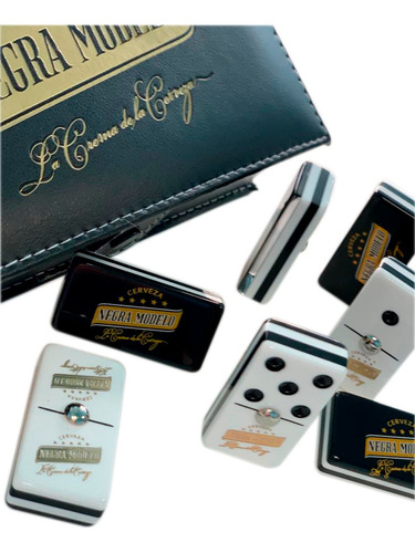 Dominó Corona Extra Cierre Blanco + Domino Negra Modelo