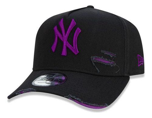 Boné New Era New York Yankees Destroyed Preto