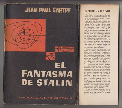 1958 Jean Paul Sartre El Fantasma De Stalin Comunismo Escaso