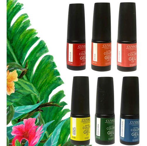 Esmalte Uñas Semipermanente 6ml X 6 Selva Misionera Cuvage 