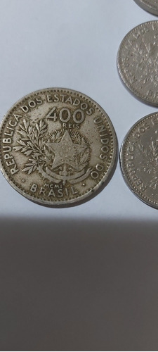 Vendo 8 Moedas 1901, 400 Reis 200 Reis 100 Reis.