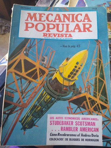 Revista Mecánica Popular Año-1958 Método Para Simular Vuelos