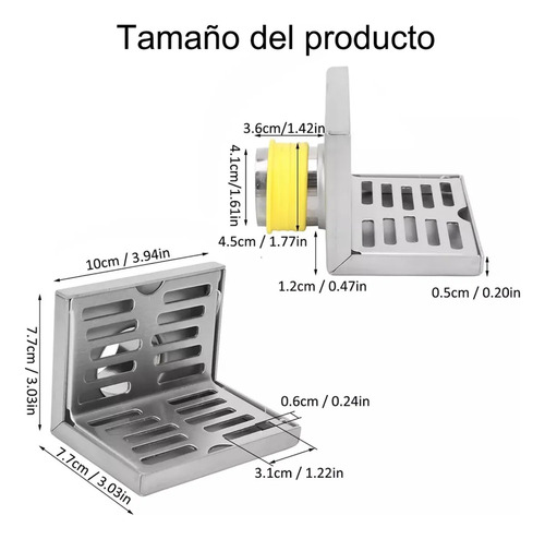 Drenaje De Techo Para Drenaje Lateral De Piso De 10 Cm